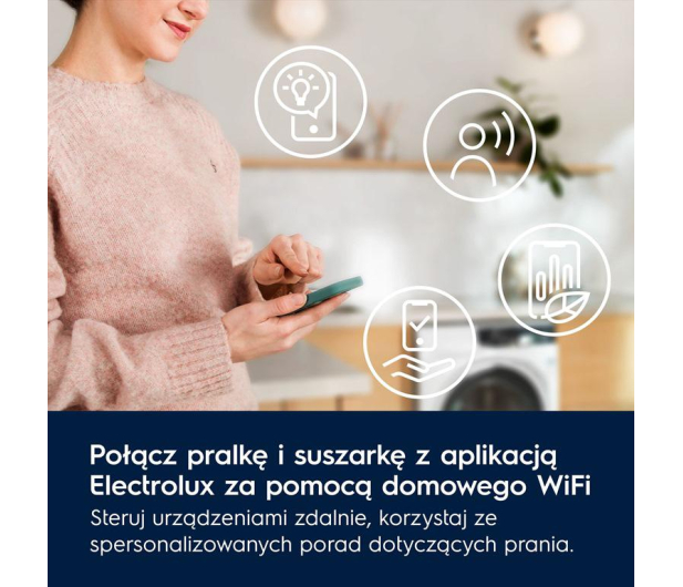 Pralka Electrolux EW7F5482CP SteamCare 700 8kg 1400obr SteamCare Connected+ SmartSelect - 1272624 - zdjęcie 11